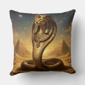 Wadjet – Egyptian Cobra Goddess Kussen (Achterkant)
