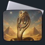 Wadjet – Egyptian Cobra Goddess Laptop Sleeve<br><div class="desc">Wadjet is a cobra goddess in Egyptian mythology and a protector of the pharaoh and Lower Egypt. She represents protection, power, and royal authority.</div>