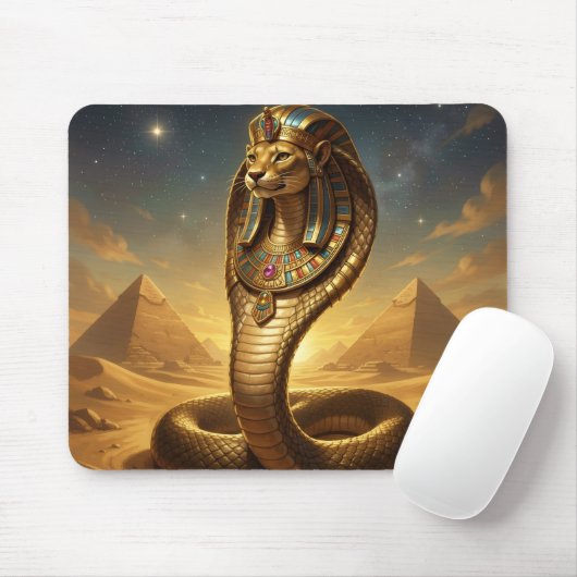 Wadjet – Egyptian Cobra Goddess Muismat (Met muis)