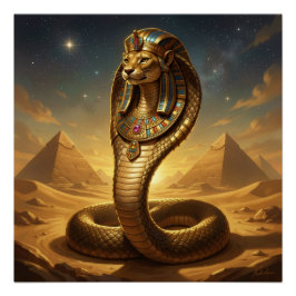 Wadjet – Egyptian Cobra Goddess Perfect Poster