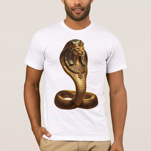 Wadjet – Egyptian Cobra Goddess T-shirt (Voorkant)