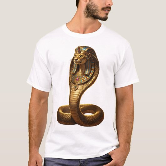 Wadjet – Egyptian Cobra Goddess T-shirt (Voorkant)