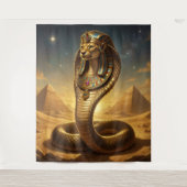 Wadjet – Egyptian Cobra Goddess Wandkleed (Voorkant)