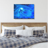 WADJET EYE HORUS Blue Fantasy Print (Insitu (Slaapkamer))