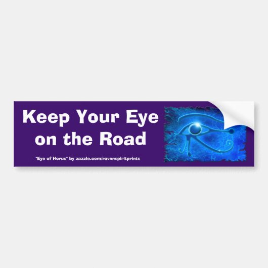 WADJET EYE OF HORUS Fantasy Bumpersticker (Voorkant)