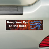 WADJET EYE VAN HORUS Road Safety Bumpersticker (Op auto)