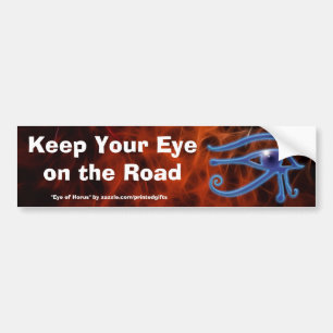 WADJET EYE VAN HORUS Road Safety Bumpersticker
