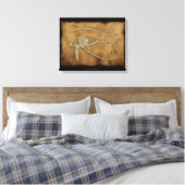 WADJET OOG VAN HORUS op Papyrus Print (Insitu (Slaapkamer))