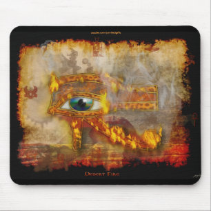 Wadjet, Oog van Horus Sacred Egyptian Art Mousepad Muismat