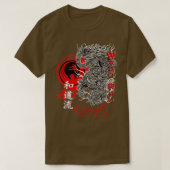 Wado Ryu Karate Dragon Kime Oss T-shirt (Design voorkant)