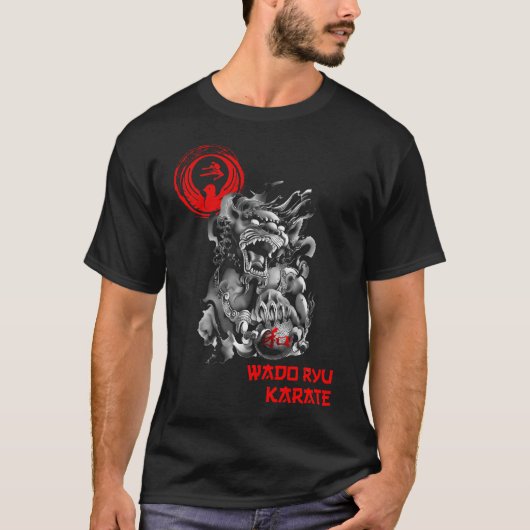 Wado Ryu Karate Fighter Spirit - Budo T-Shirt (Voorkant)