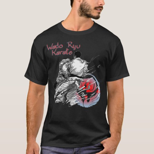 Wado Ryu Karate Take Down - Martial Arts T-Shirt (Voorkant)