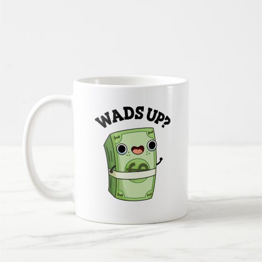 Wads Funny Money Pun Koffiemok (Links)