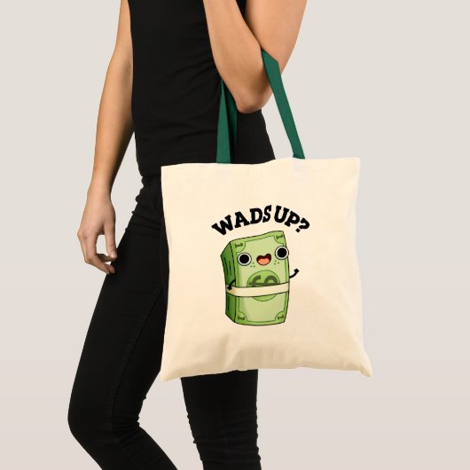 Wads Funny Money Pun Tote Bag (Voorkant (product))