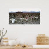 Wadside Crosses, Highway 95 Poster (Keuken)