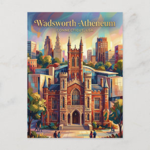 Wadsworth Atheneum Museum of Art Connecticut Briefkaart