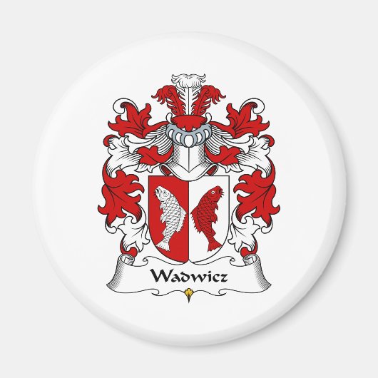 Wadwicz Family Crest Magneet (Voorkant)