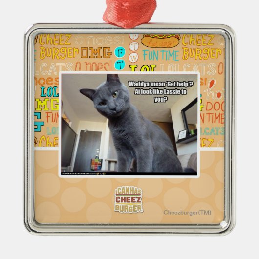 Wadya betekent 'hulp krijgen'? metalen ornament (Voorkant)