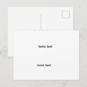 waefwef aankondigingskaart (Voorkant / Achterkant)