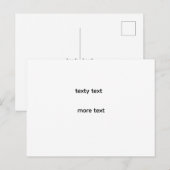 waefwef announcement postcard aankondigingskaart (Voorkant / Achterkant)