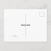 waefwef announcement postcard aankondigingskaart (Achterkant)