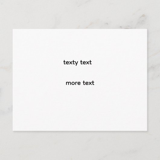 waefwef announcement postcard aankondigingskaart (Voorkant)