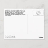 Waegwan Bridge Briefkaart (Achterkant)