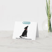 Waf Woef Hond Kaart (Achterkant)