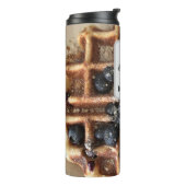 Wafel aan! Blauwe Lightning Reiki Thermische Tumbl Thermosbeker (Gedraaid links)