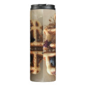 Wafel aan! Blauwe Lightning Reiki Thermische Tumbl Thermosbeker (Achterkant)