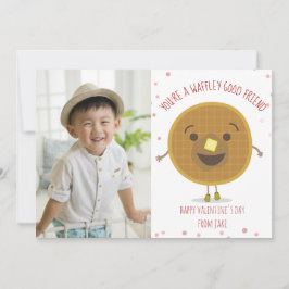 Wafel Goede Vriend Foto Klaslokaal Valentijn Kaart