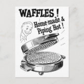 Wafel Iron  adverteren met illustratie Briefkaart (Voorkant)