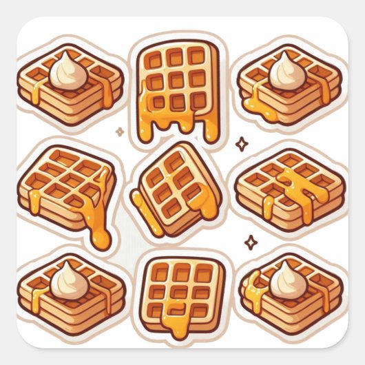 Wafel stickers deel 1 (Voorkant)