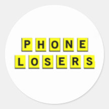 Wafel verliezers van Amerika Sticker