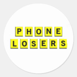 Wafel verliezers van Amerika Sticker