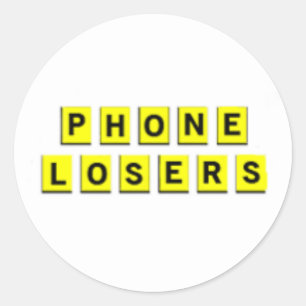 Wafel verliezers van Amerika Sticker