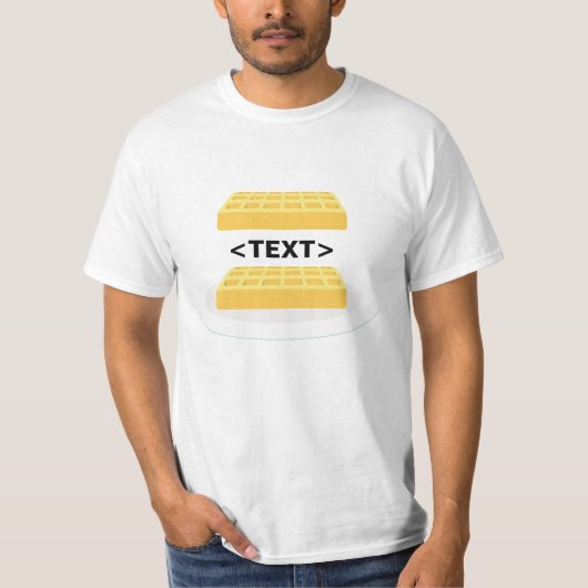 [wafel] ____ [wafel] t-shirt (Voorkant)
