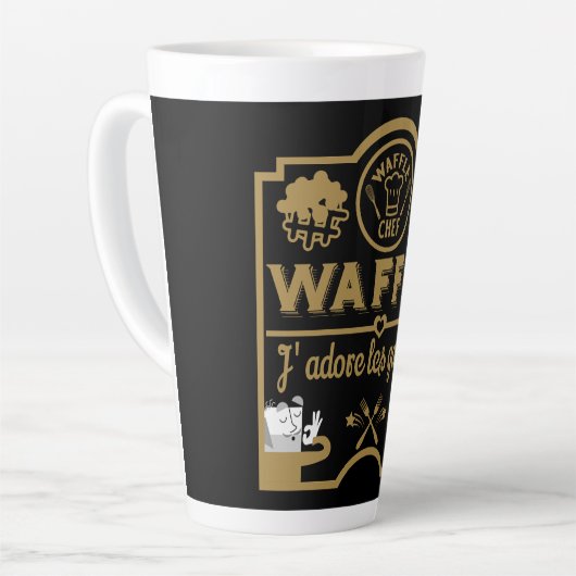 Wafeldag Latte Mok (Linkerhoek)