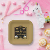 Wafeldag Papieren Bordje (Feest)