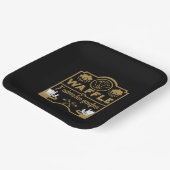 Wafeldag Papieren Bordje (Gebogen)