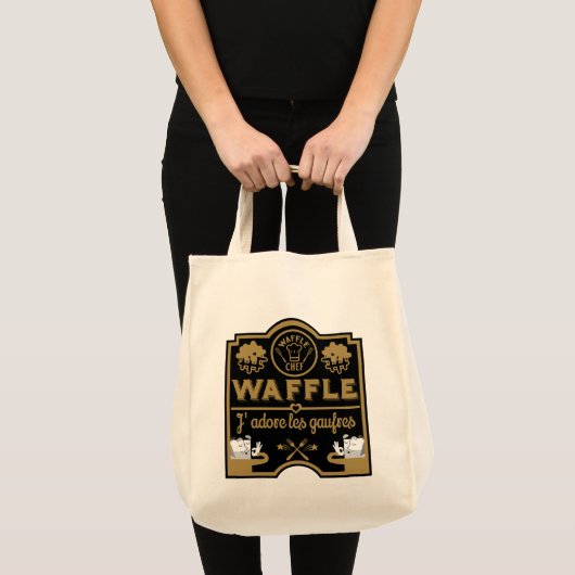 Wafeldag Tote Bag (Voorkant (product))