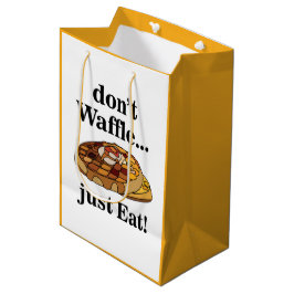 Wafeldessert Eten Grappig Feestje Medium Cadeauzakje
