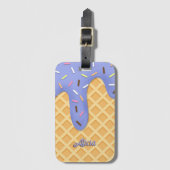 Wafelhoorn Bagagelabel (Voorkant (verticaal))