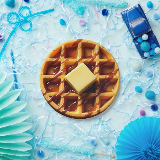 Wafelillustratie Papieren Bordje (Feest)