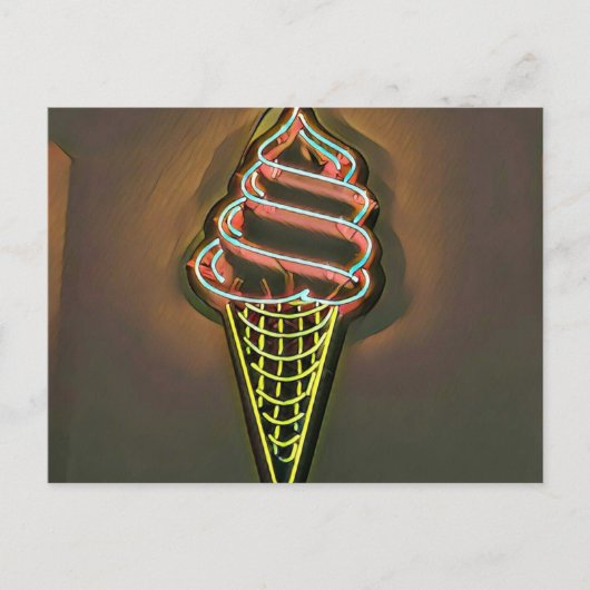 Wafelkegel Briefkaart (Voorkant)