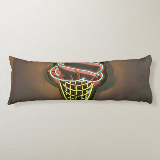 Wafelkegel Lichaamskussen (Voorkant)