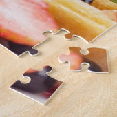 Wafelkoek met verse besvruchten legpuzzel (Zijkant)