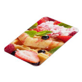 Wafelkoek met verse besvruchten magneet (Linkerzijde)