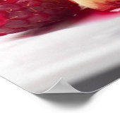 Wafelkoek met verse besvruchten poster (Hoek)