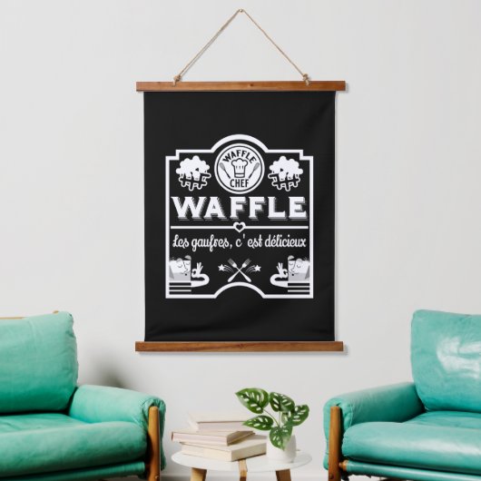 wafelkok hangend wandkleed (Woonkamer)